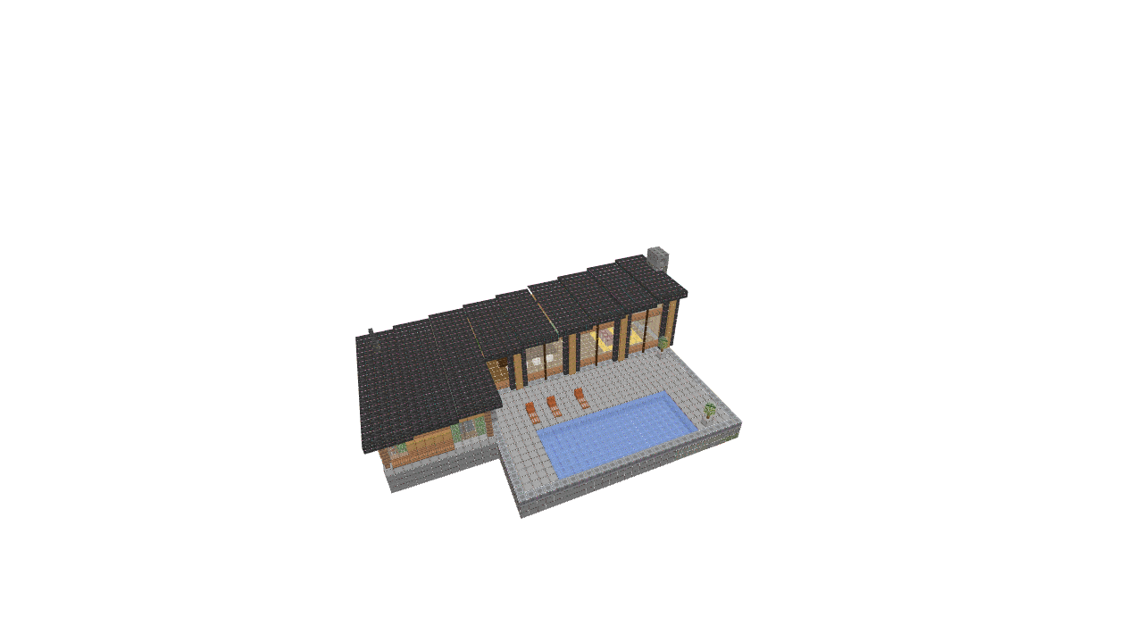 cozy modern cabin
