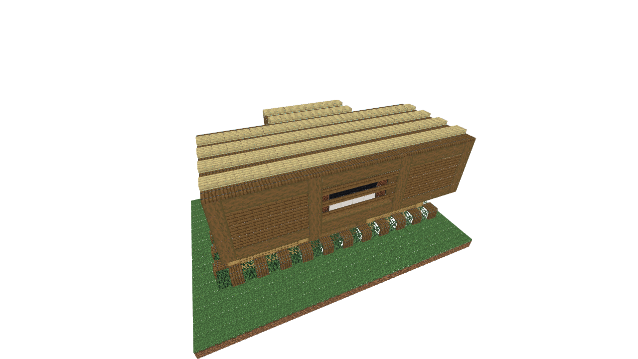 Modern Wooden Survival House